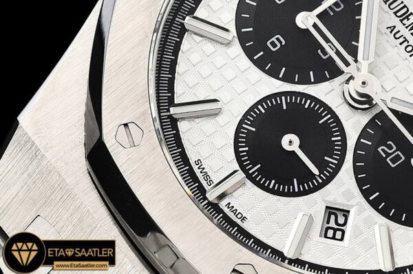 AP0559 – Royal Oak Chronograph 26331ST SSSS WhtBlk OMF A7750 modelleri