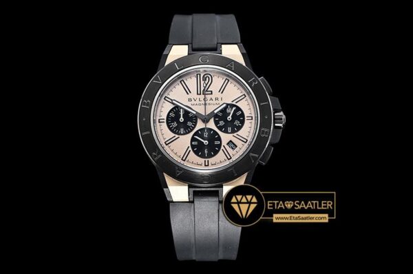 BVG0063A – Diagono Magnesium Chrono PVDMGRU Pink Salmon VK Qtz modelleri