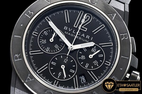 BVG0063B – Diagono Magnesium Chrono PVDMGRU Black VK Qtz modelleri