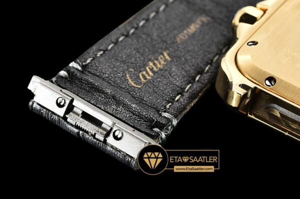 CAR0429A – Santos De Cartier 2018 Mens YGLE Wht Swiss Qtz modelleri