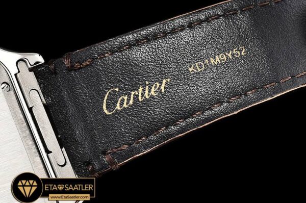 CAR0429C – Santos De Cartier 2018 Mens RGSSLE Wht Swiss Qtz modelleri