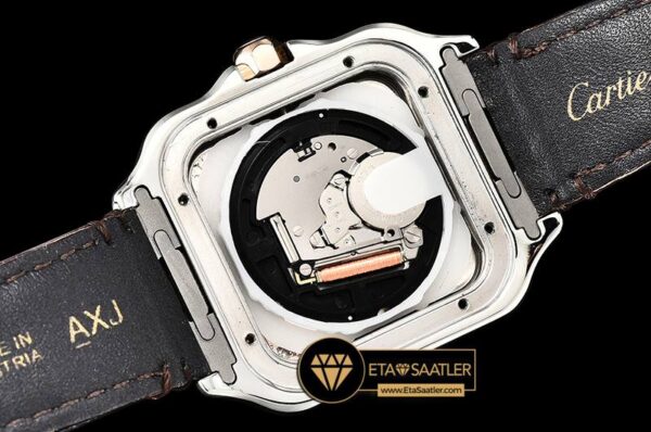 CAR0429C – Santos De Cartier 2018 Mens RGSSLE Wht Swiss Qtz modelleri