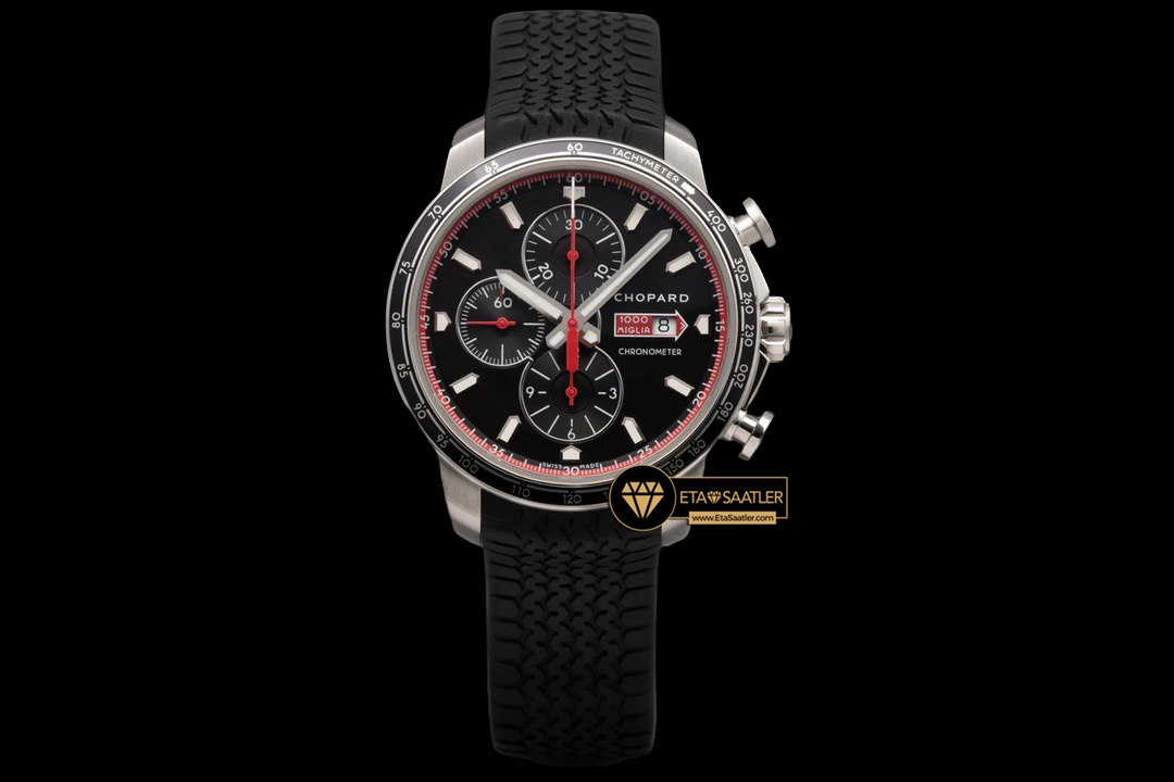 Chopard Mille Miglia 2019 GTS Siyah Kadran 44 mm Super Clone ETA