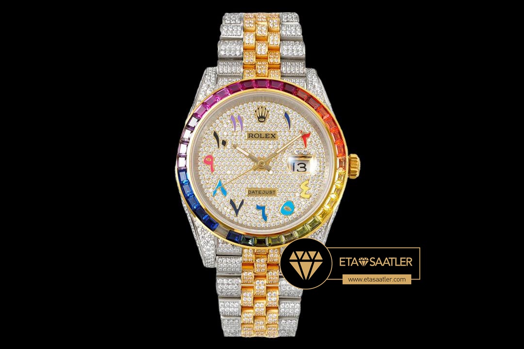 Datejust taşlı rolex datejust elmas bezel pırlanta kadran 41mm 3235 super clone eta (1) 01 Rolex Datejust Elmas Bezel Pırlanta Kadran 41mm 3235 Super Clone ETA
