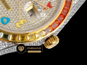 Rolex Datejust Elmas Bezel Pırlanta Kadran 41mm 3235 Super Clone ETA