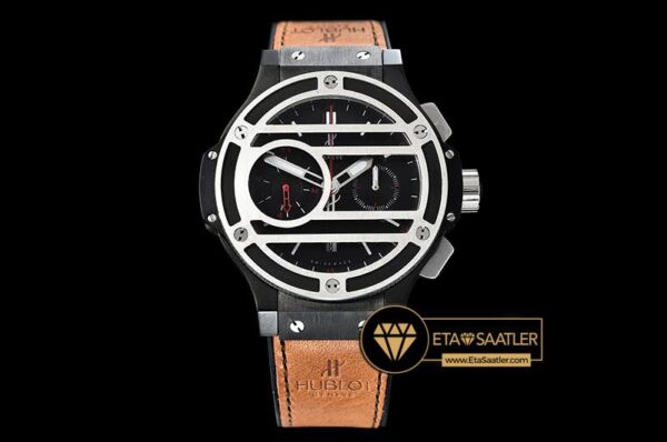 HUB0377A – Big Bang Chukker Edition 44mm PVDLE Black Asia 7750 modelleri