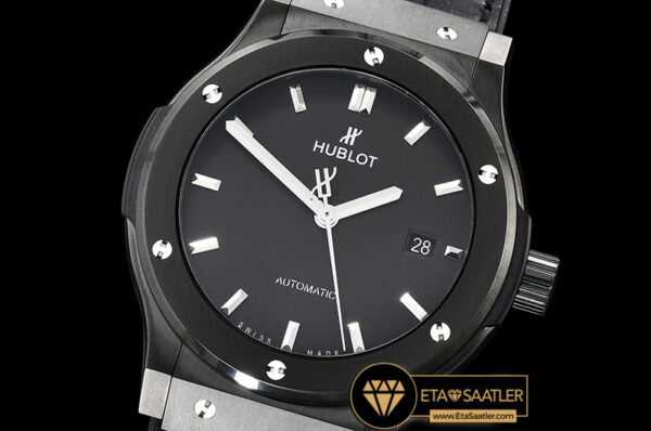 HUB0392B – Classic Fusion Bang 42mm DLCLERU Black JJF A2892 modelleri