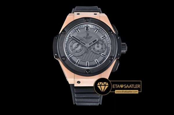 HUB0367 – King Power Foudroyante 48mm CERRGRU Black Asia 7750 modelleri