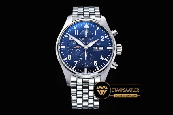 IWC0354 – 3777 Pilot Chrono SSSS Blue Le Petit V2 ZF A7750 modelleri