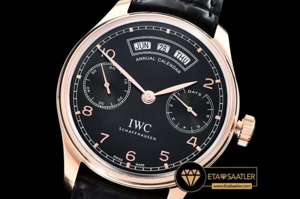 IWC0383A- Portugieser Annual Cal. IW503502 RGLE BlkRose A52850 modelleri