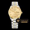 Longines Master Collection DayDate Sarı Altın Bezel Altın Kadran ETA