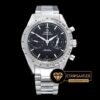 Omega SpeedMaster Chronograph Çelik Kordon Siyah Kadran ETA