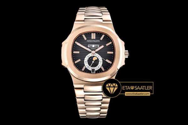 PP0258A – Nautilus GMT MoonPhase RGRG Grey Asia 23J Calendar modelleri