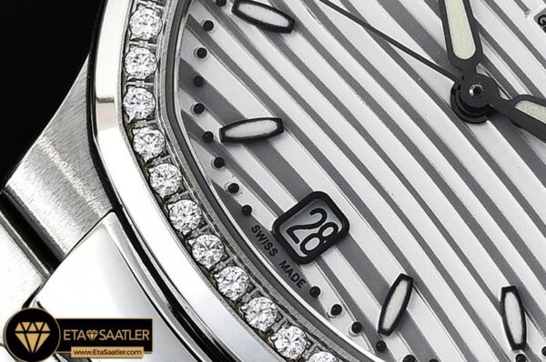 PP0271B – Patek Nautilus 33mm Diam SSSS White PF Miyota 9015 modelleri