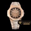Patek Philippe Nautilus 5711 Pembe Altın Kasa Sütlü Kahve Kadran ETA