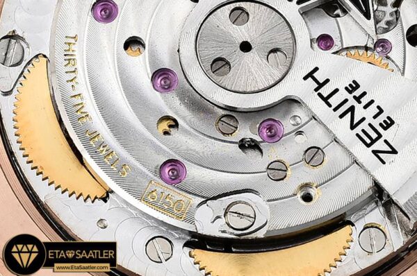 ZEN032B – Zenith Elite 6150 150th Anniv RGLE BwnStk A2824 Mod modelleri